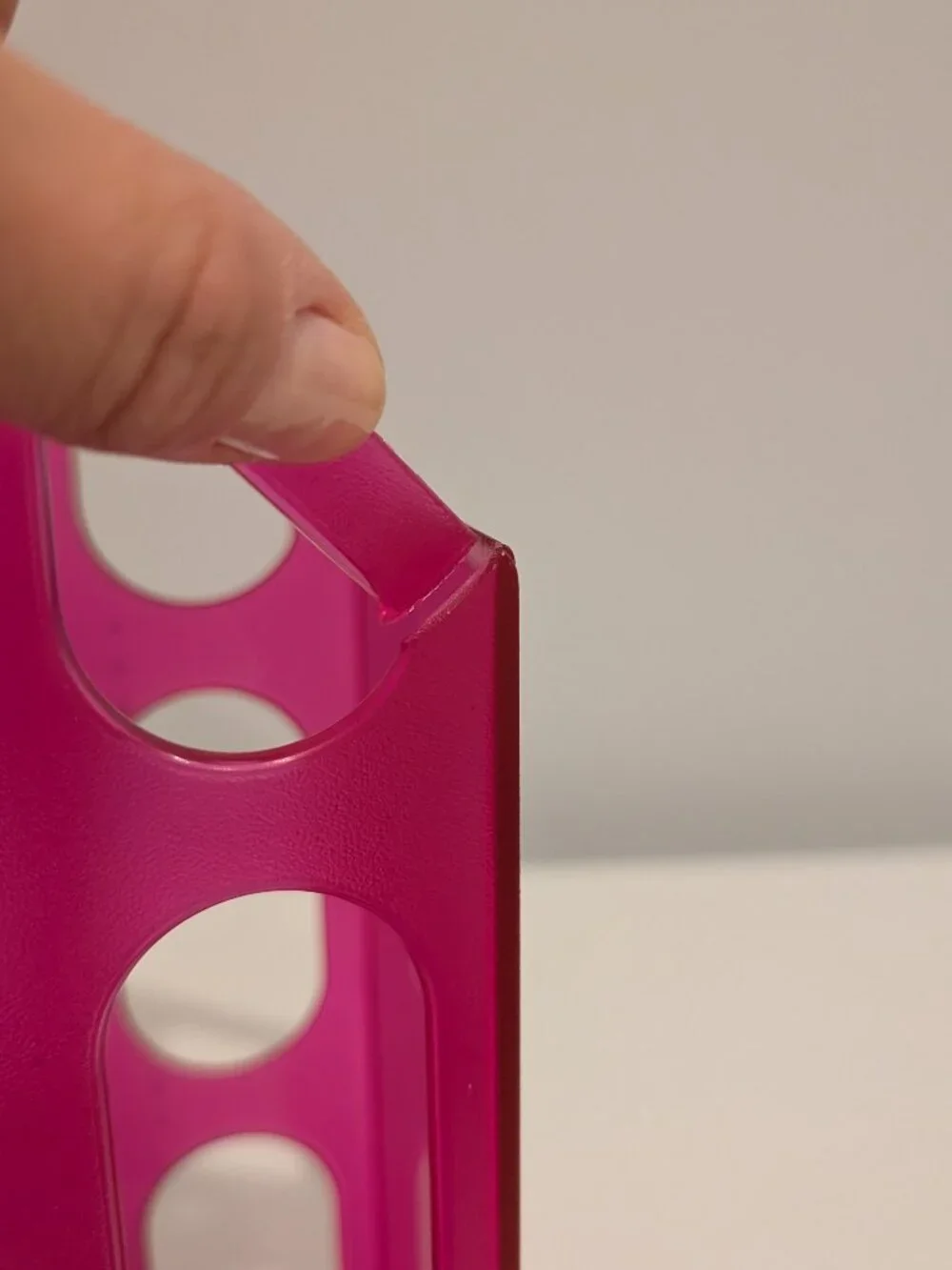 Hot Pink Magazine or Paper Holder